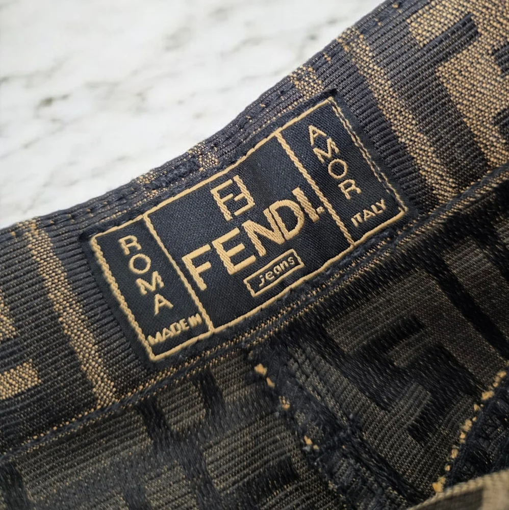 ✨️Authentic fendi Zucca FF Logo skirt - Picture 13 of 15